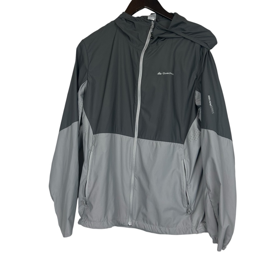 4/$25 Quechua Men's Gray running Jacket from Decathalon